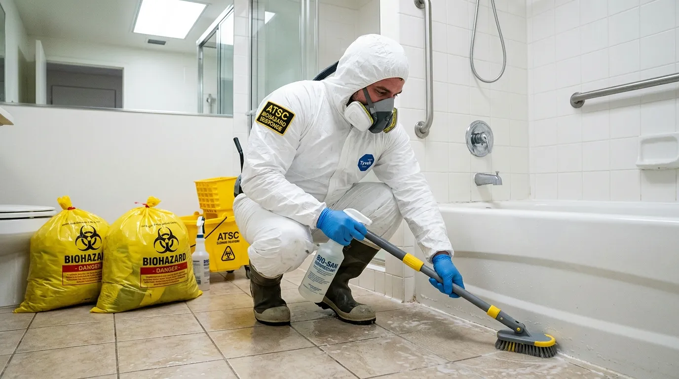 Decontamination equipment deployed for Blood Cleanup in Riverdale Park